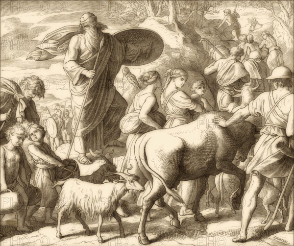 Mattathias' Followers, Old Testament, by Julius Schnorr von Carolsfeld