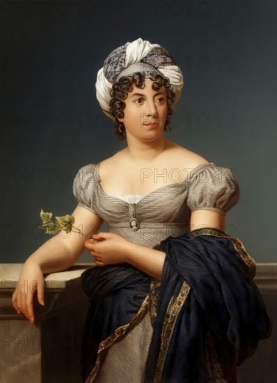 Baroness Anne Louise Germaine de Stael-Holstein also known as Madame de Stael, 1766 - 1817, a