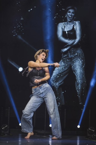 Anna-Maria Zimmermann at the Schlagernacht des Jahres live on Das Original Tour in the Berlin Uber