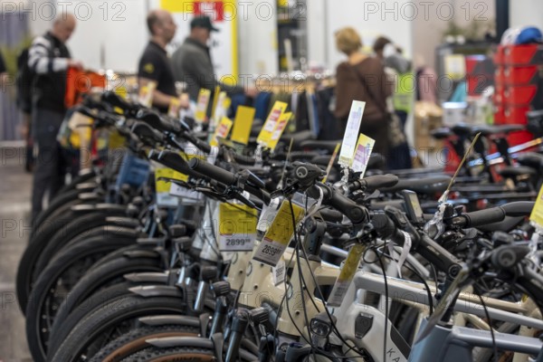 Fahrrad Essen, public fair in the halls of Messe Essen, retailers and manufacturers show everything