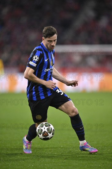 Carlos Augusto Inter Milan (30) Action on the ball Champions League, Allianz Arena, Munich, Bayern,