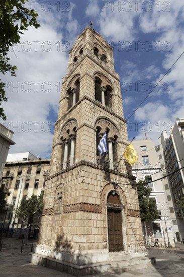 Freestanding bell tower of the Lykodemnos Church of the Holy Trinity, Russian Orthodox Church,