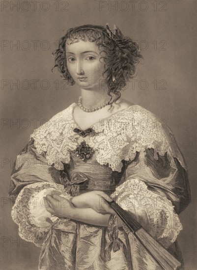 Henrietta Maria, 1609 –1669, Queen of England, Scotland, and Ireland as the wife of Charles I