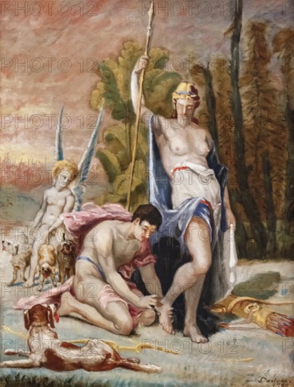 Diana, in Roman mythology the goddess of hunting, the moon and childbirth, protector of woman and