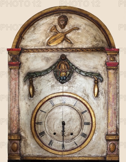 A musical clock from the 19th century, Organ Museum Borgentreich, Höxter district, North