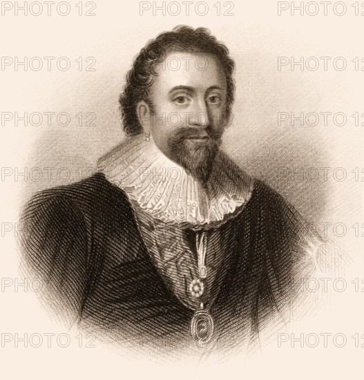 William Herbert, 3. Earl of Pembroke, 1580-1630, englischer Adliger, Lord Chamberlain, gründete mit
