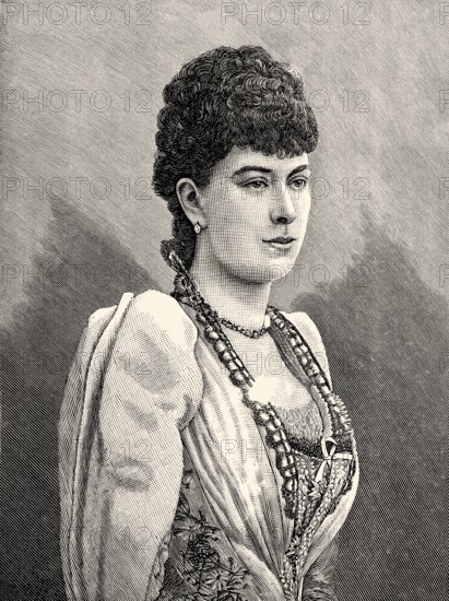 Mary of Teck, 1867-1953, Queen consort of the United Kingdom and Empress consort of India, as the