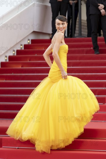 Cannes, France - 18.5.2024: Mary Leest during the Red Carpet at the 78th Cannes International Film