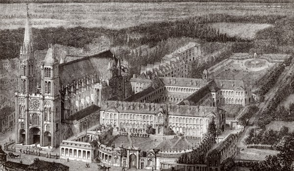 Maison d'éducation, Nebengebäude von Saint-Denis, Wald von Saint-Germain-en-Laye, Camp des Loges,
