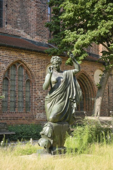 Klio - the muse of historiography, Nikolaiviertel, Probststraße, Nikolaikirchplatz, Mitte, Berlin,