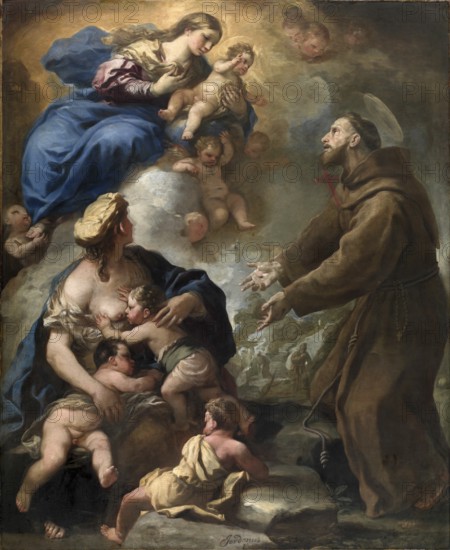 Luca Giordano (b. 18 October 1634, d. 3 January 1705), called Fa Presto, Italian Baroque painter