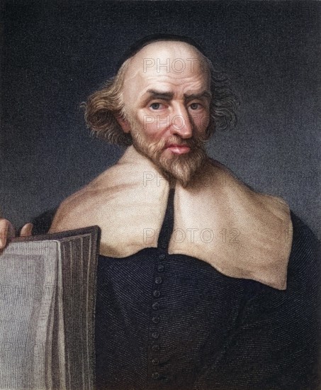 John Knox (ca. 1514-1572) . Leader of the Scottish Reformation. From the book Lodges British