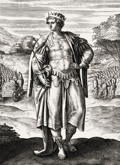 Jeconiah, also Iechonias, Jechonias, Coniah, Jehoiachin, Ioachin, Joachin, the nineteenth king of