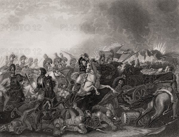The Night of Victory at Waterloo, Battle of Waterloo, 18 June 1815, Napoleonic Wars