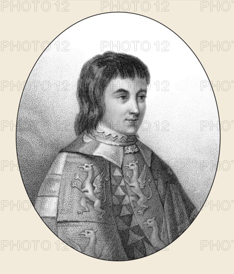 Anthony Woodville, 2nd Earl Rivers, c. 1440-1483, an English nobleman, courtier, bibliophile and