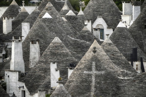 Europe, Italy, Alberobello, Trulli village, Itria Valley, Apulia, Apulia, Italy