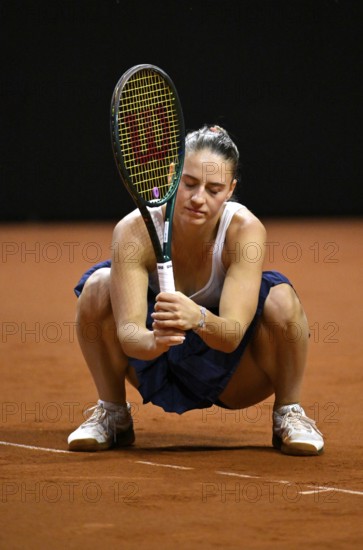 Tennis, Porsche Cup 2024, disappointed, gesture, gesture, Porsche Arena, Stuttgart,