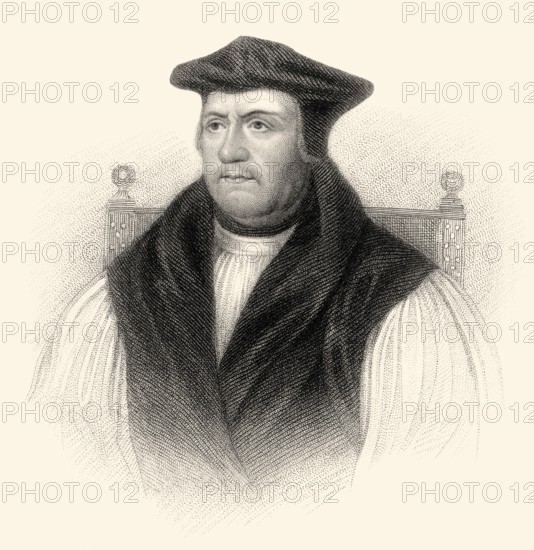 Matthew Parker, 1504-1575, Erzbischof von Canterbury, eine bedeutende Persönlichkeit der englischen