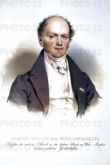 Franz Edler von Hildenbrand (1789-1849), Austrian physician and botanist, Historical, digitally