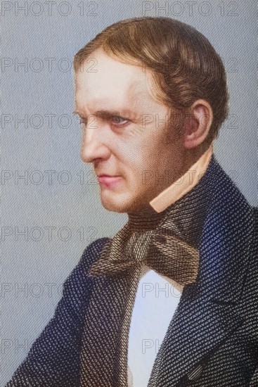 William Hickling Prescott, 1796-1859, American historian, Historical, digitally restored
