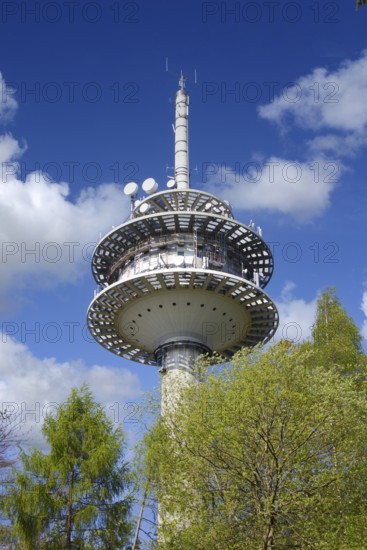 Photomontage, (M), photomontage, Germany, Hesse, Taunus, Eppenhain, radio tower, television tower,
