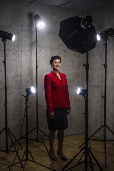 Sahra Wagenknecht is a member of the German Bundestag and founder of the BSW party, pictured here