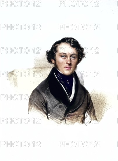 Casimir Batthyana-Strattmann (1807-1854) Statesman, Revolutionary, Historical, Digitally restored