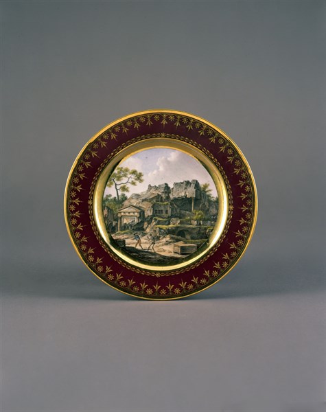 Swebach-Desfontaines, Plate from the Cambacérès crockery set