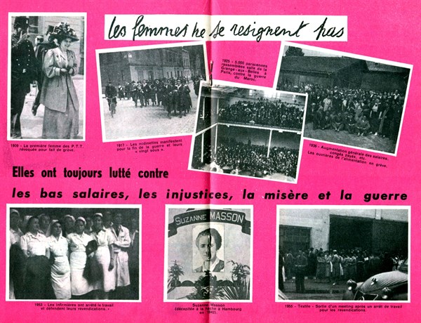 Fascicule de la C.G.T. adressé aux femmes