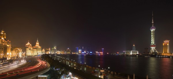 the Bund of Shanghai