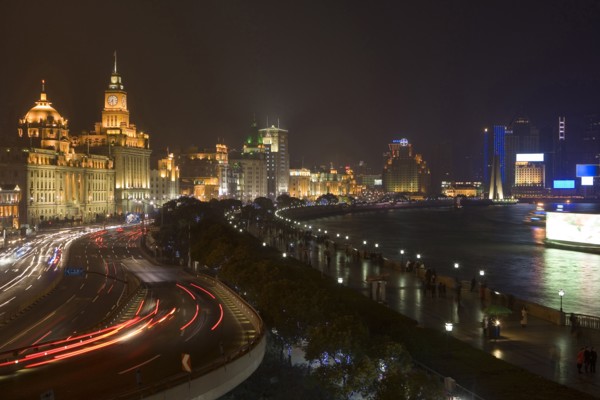 the Bund of Shanghai