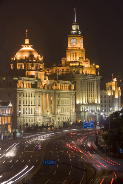 the Bund of Shanghai