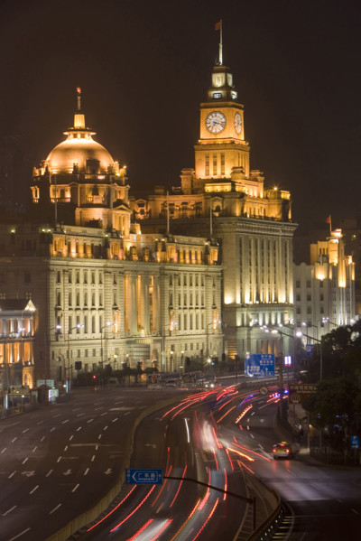 the Bund of Shanghai