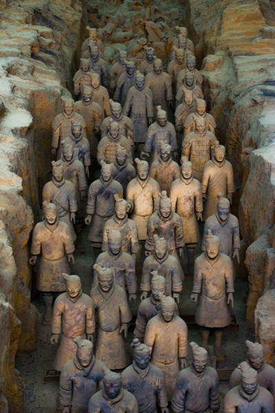 the Emperor Qin's Terra-cotta Warriors,Terra-cotta,Terracotta,Terra cotta,Xi'an
