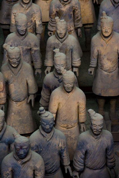 the Emperor Qin's Terra-cotta Warriors,Terra-cotta,Terracotta,Terra cotta,Xi'an