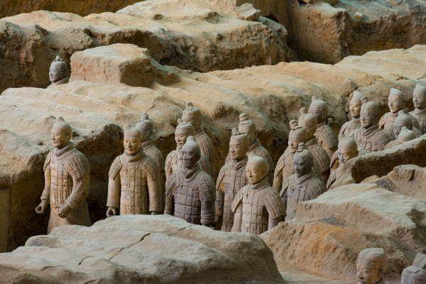 the Emperor Qin's Terra-cotta Warriors,Terra-cotta,Terracotta,Terra cotta,Xi'an