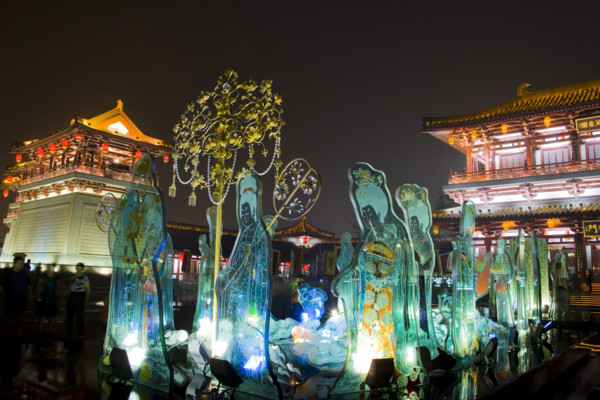Night Scene of Tang Paradise,Xi'an