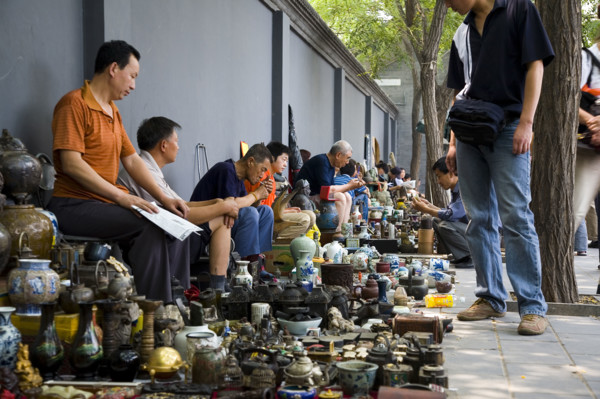 Panjiayuan Flea Market of Antiques,Beijing