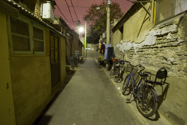Night Scene of Beijing Hutong