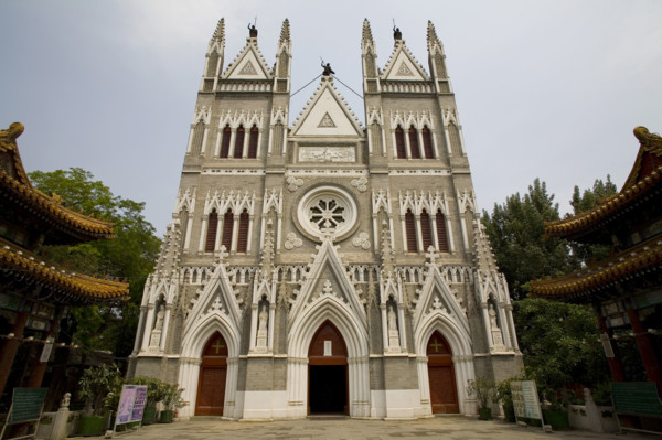 View of Xishiku Church,Beijing
