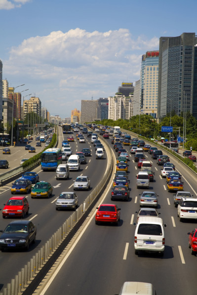 Mansions and in a row,View of Beijing City