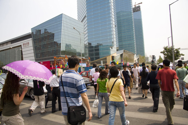 Mansions and Buildings,Scene of Beijing's CBD District