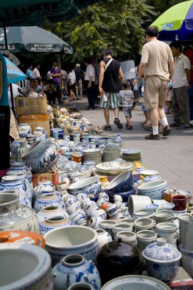 Panjiayuan Flea Market of Antiques,Beijing