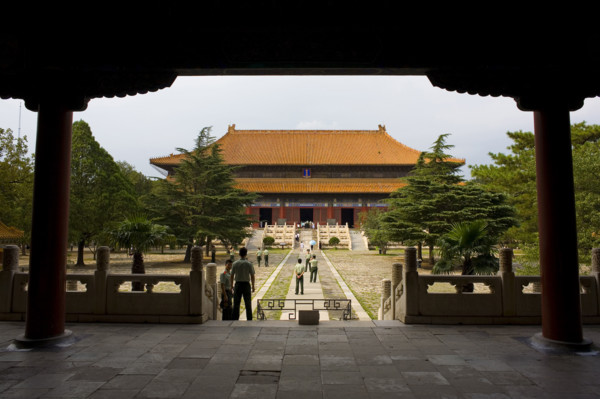 the Ming Tomb in Beijing