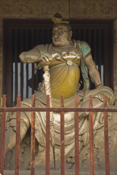 Sculpture in Shuanglin Temple,Shanxi Province