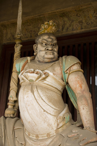 Sculpture in Shuanglin Temple,Shanxi Province
