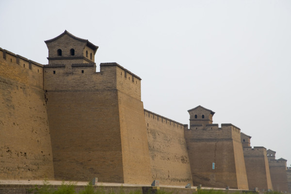 The City Wall of the Ancient City of Ping Yao,Shanxi Province