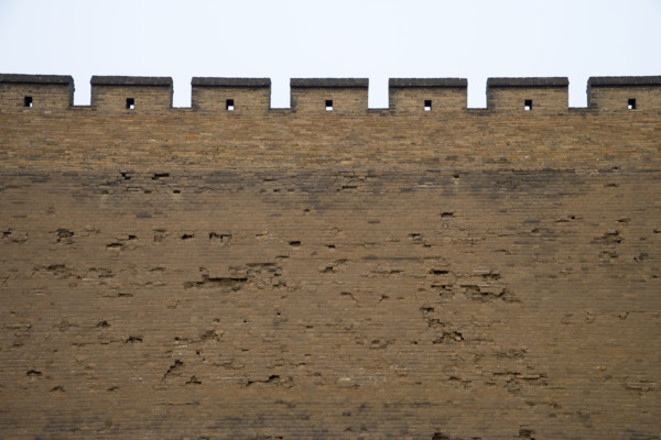 The City Wall of the Ancient City of Ping Yao,Shanxi Province