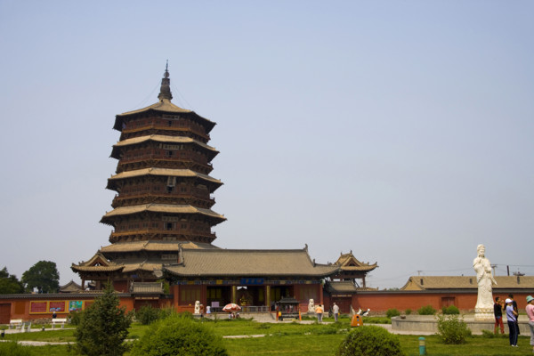 Ying Xian Wood Pagoda in Shanxi Province