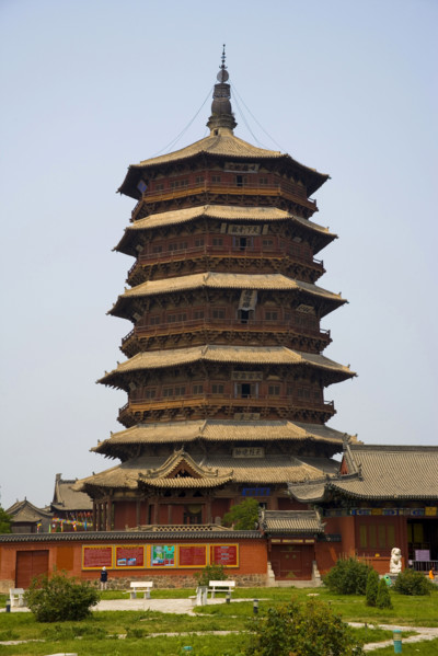 Ying Xian Wood Pagoda in Shanxi Province